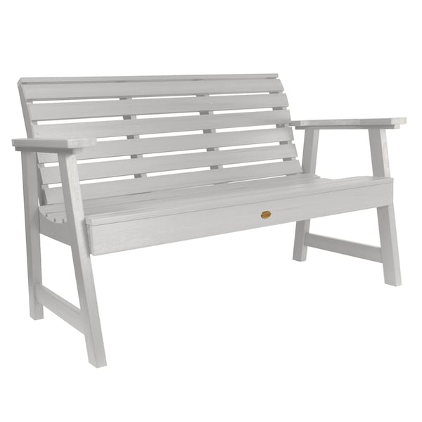 Highwood Usa 4ft Weatherly Garden Bench Outdoor Furniture for Patio, Backyard, Garden AD-BENW4-WHE - main